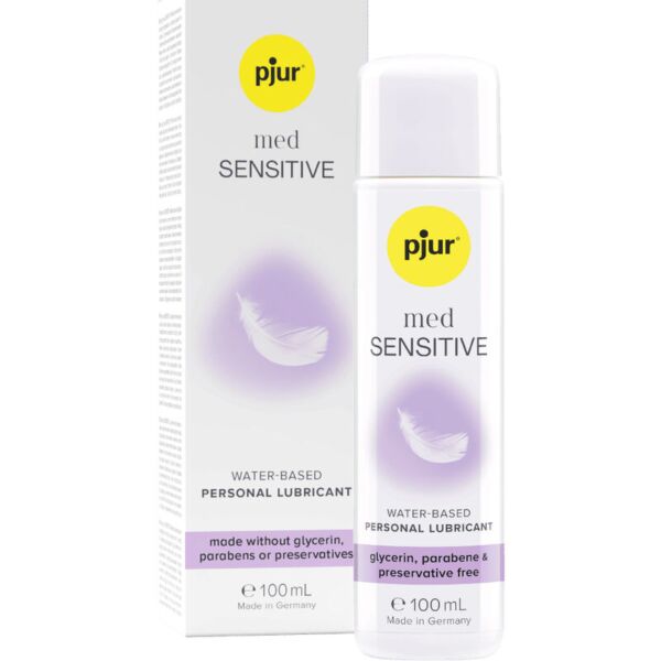 Λιπαντικό με βάση το νερό Pjur Med Sensitive Glide στις συσκευασίες των 2 ml και των 100 ml