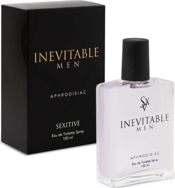 Γυάλινο μπουκάλι του αρώματος SEXITIVE Inevitable Men 100 ml με spray