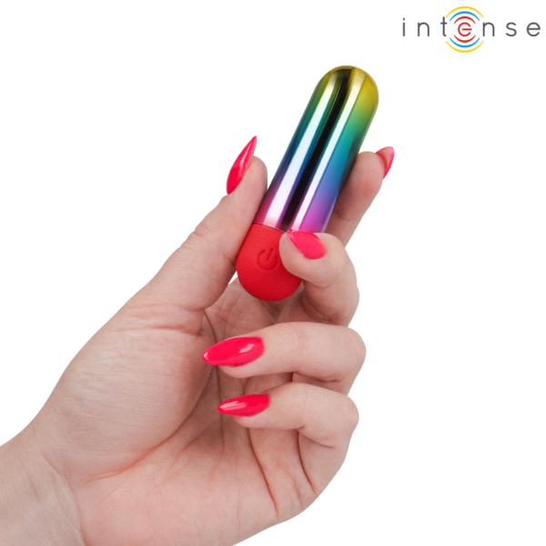 Δονητής σφαίρα Intense Debbie Rainbow με πολύχρωμο φινίρισμα ουράνιου τόξου