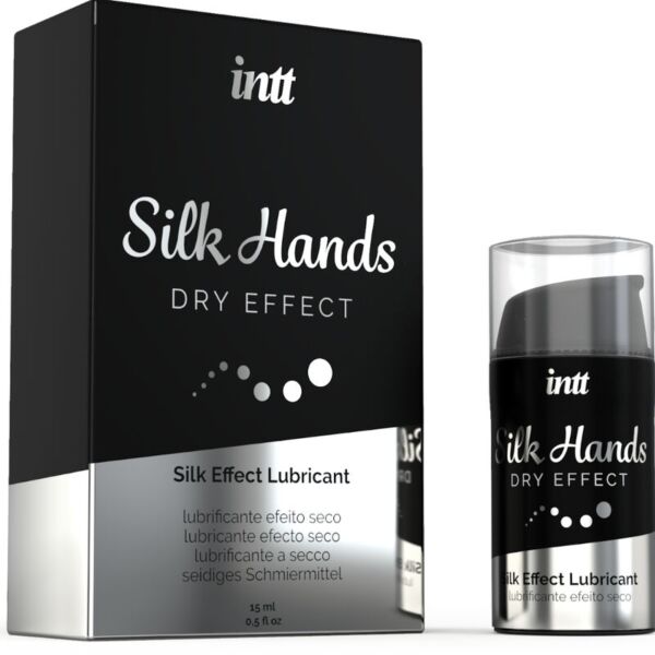 Λιπαντικό σιλικόνης INTT Silk Hands στη συσκευασία των 15 ml