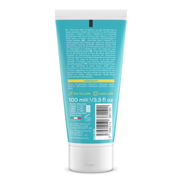Συσκευασία λιπαντικού Intymate Wish Original 100 ml