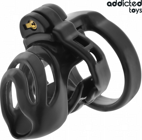 Κλουβί αγνότητας Addicted Toys Locked Eternal Lock με τη βάση, τα δαχτυλίδια και τα κλειδιά του