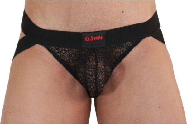Jockstrap Burn 005 με διαφάνειες και λαμπερές λεπτομέρειες
