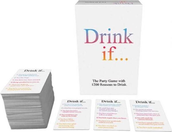 Παιχνίδι με ποτό Kheper Games Drink If με το κουτί και το ζάρι του