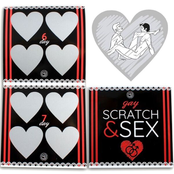 Παιχνίδι με ξυστά για ζευγάρια Secret Play Scratch & Sex Gay