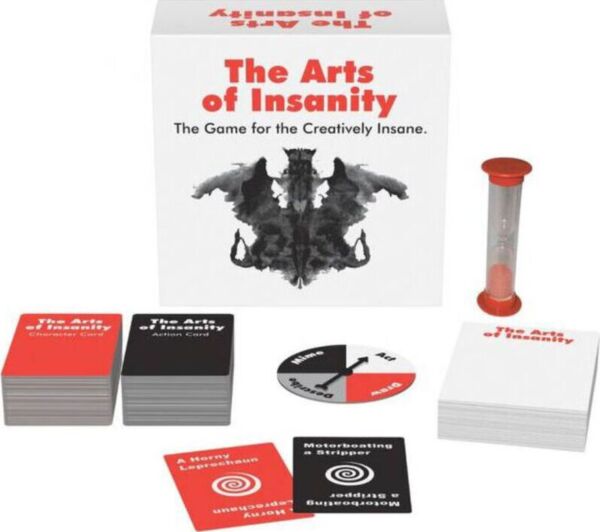 Κουτί του παιχνιδιού πάρτι για ενήλικες Kheper Games The Arts of Insanity