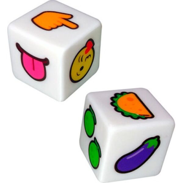 Ερωτικά ζάρια Kheper Games DTF Sex Emojis Dice με emojis στις πλευρές τους