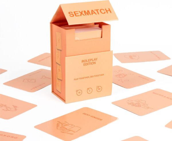 Παιχνίδι με κάρτες για ζευγάρια Secret Play Sexmatch Roleplay Edition, με το κουτί του