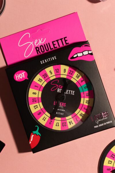 Ερωτικό παιχνίδι Sex Roulette Lovers Game της Sexitive, με το περιστρεφόμενο βέλος του