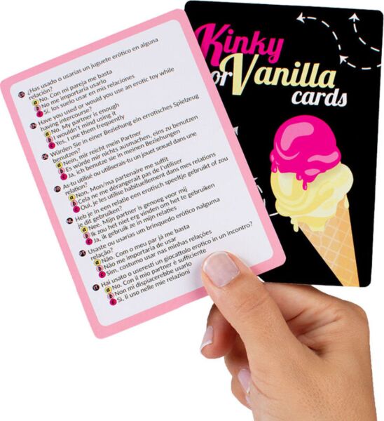 Ερωτικό επιτραπέζιο παιχνίδι Secret Play Kinky or Vanilla, με το κουτί του