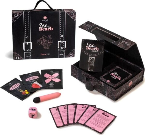 Ερωτικό παιχνίδι Secret Play Sex on the Beach Travel Kit με τις κάρτες και τα αξεσουάρ του