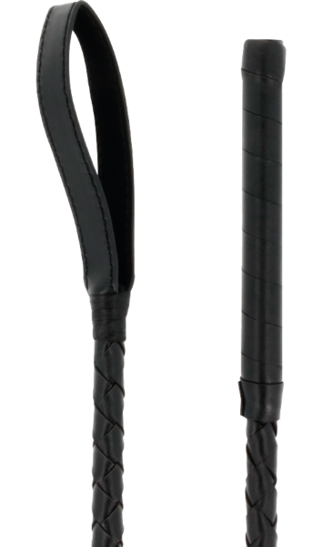 Καμτσίκι Darkness 55 cm με άκρο, για παιχνίδια BDSM