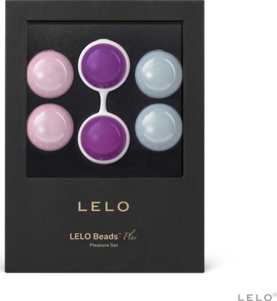 Κολπικές μπάλες LELO Beads Plus, με τις έξι μπάλες και τον σύνδεσμο σιλικόνης