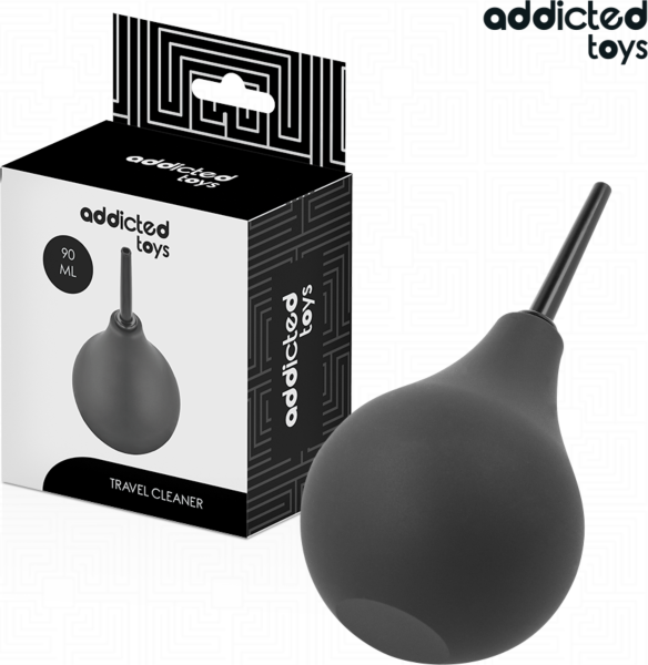 Πρωκτικό ντους Addicted Toys Travel Anal Cleaner με εύκαμπτο πουάρ