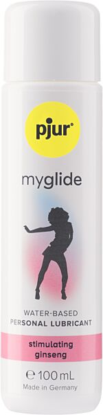 Φιάλη του λιπαντικού με βάση το νερό Pjur Myglide