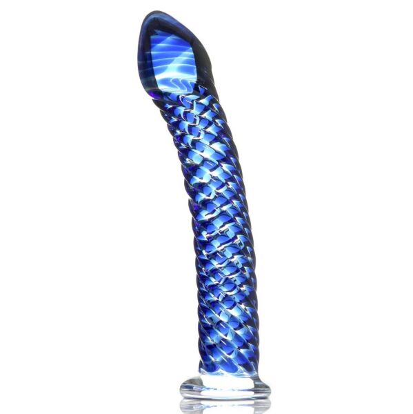 Γυάλινο dildo Pipedream Icicles N. 29 από φυσητό γυαλί