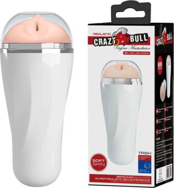 Αυνανιστήρι Crazy Bull Trish με ρεαλιστικό κολπικό άνοιγμα και περίβλημα με περλέ φινίρισμα