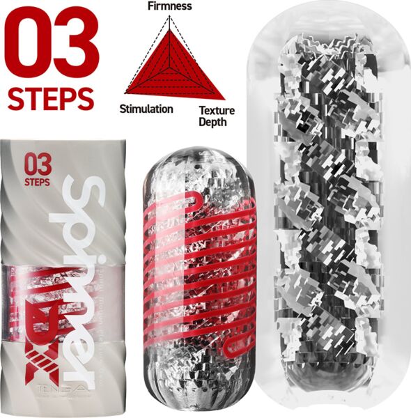 Αυνανιστήρι Tenga Spinner DX 03 Steps