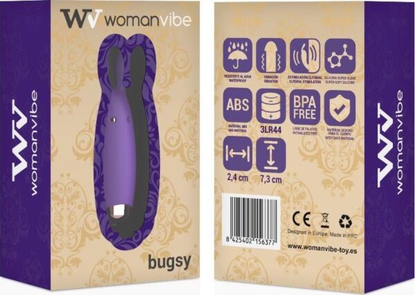 Μίνι δονητής WomanVibe Bugsy με αυτάκια