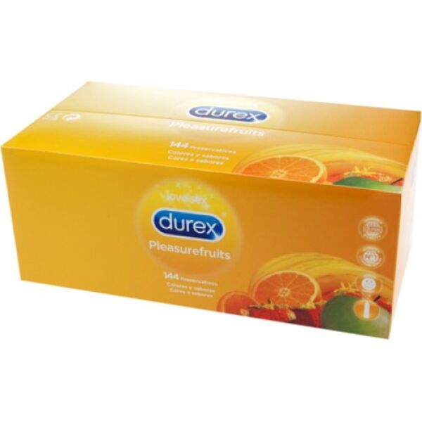Κουτί με 144 προφυλακτικά με γεύσεις Durex Pleasure Fruits