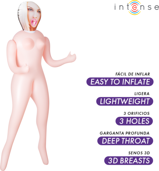 Φουσκωτή κούκλα Intense Dolls Irina ολόσωμη με 3D στήθος