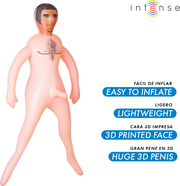 Αντρική φουσκωτή κούκλα Intense Dolls Anthony με πέος 3D