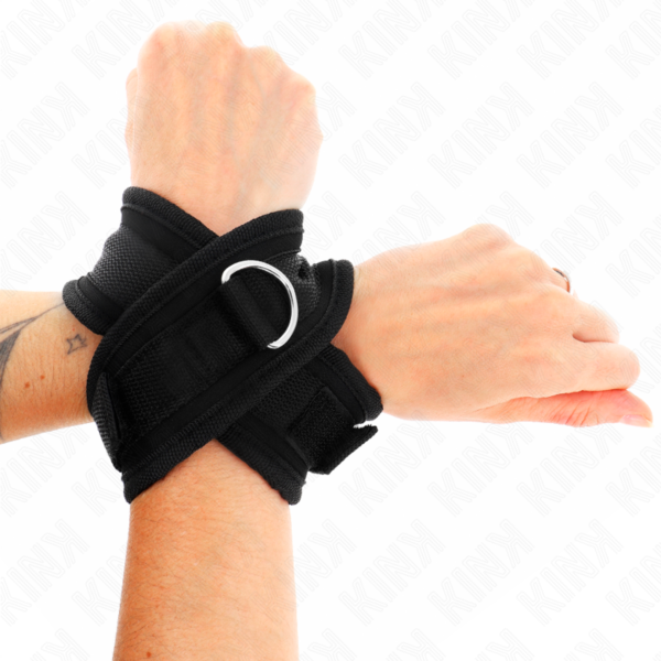 Μαύρες σταυρωτές χειροπέδες Kink Cross Cuffs