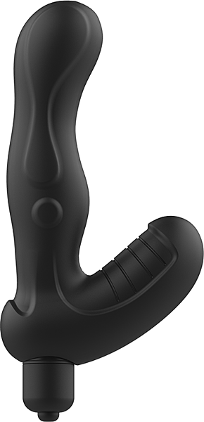 Δονητής προστάτη Addicted Toys Anal Massager, με το καμπύλο στέλεχος και τη βάση με ανάγλυφα