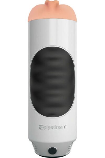 Αυνανιστήρι με δόνηση Extreme Toyz Mega Grip της Pipedream, σε λευκό χρώμα