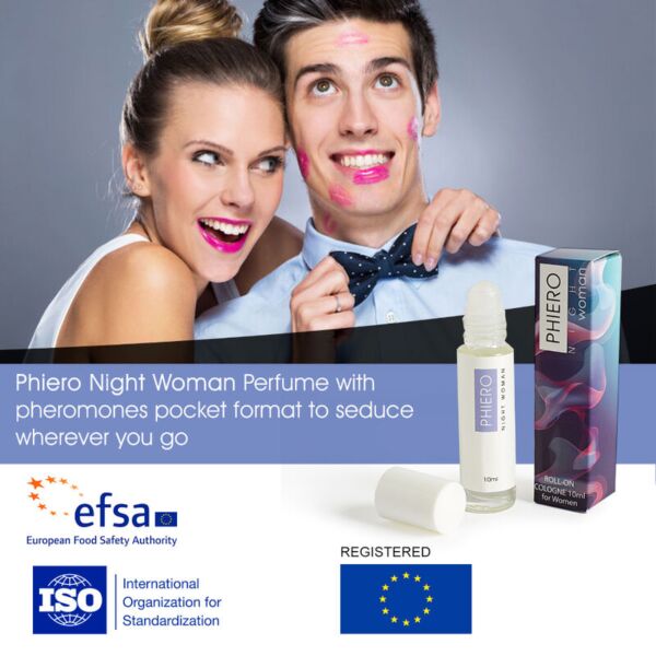 Άρωμα με φερομόνες Phiero Night Woman της 500Cosmetics, σε roll-on 10 ml