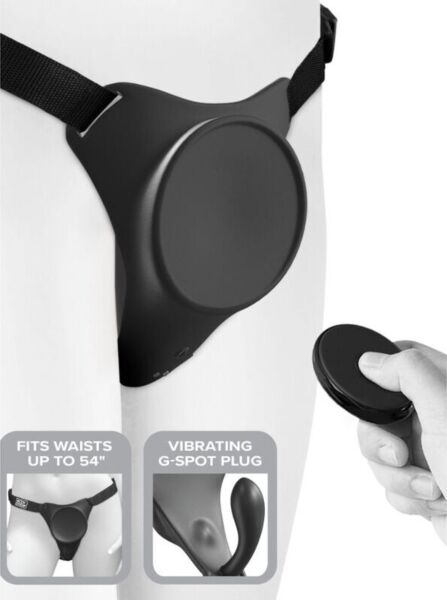 Ζώνη strap-on Body Dock G-Spot Pro με πλάκα προσαρμογής, εξάρτημα για το σημείο G και ρυθμιζόμενους ιμάντες