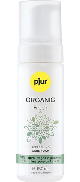 Φιάλη με αφρό καθαρισμού ευαίσθητης περιοχής Pjur Organic Fresh 150 ml