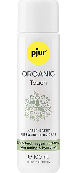 Φιάλη λιπαντικού με βάση το νερό pjur Organic Touch 100 ml