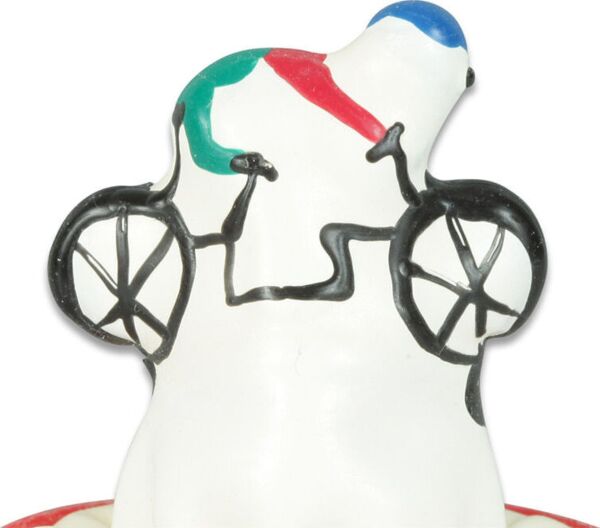 Διακοσμητικό προφυλακτικό Condomerie Bicycle, ζωγραφισμένο στο χέρι