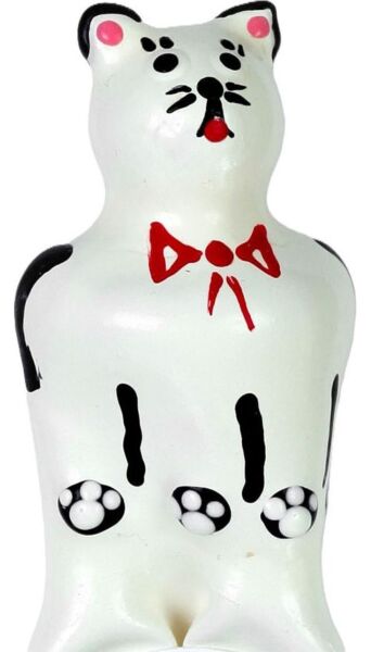 Αστείο προφυλακτικό Condomerie Cat Model XL, ζωγραφισμένο στο χέρι με γάτα