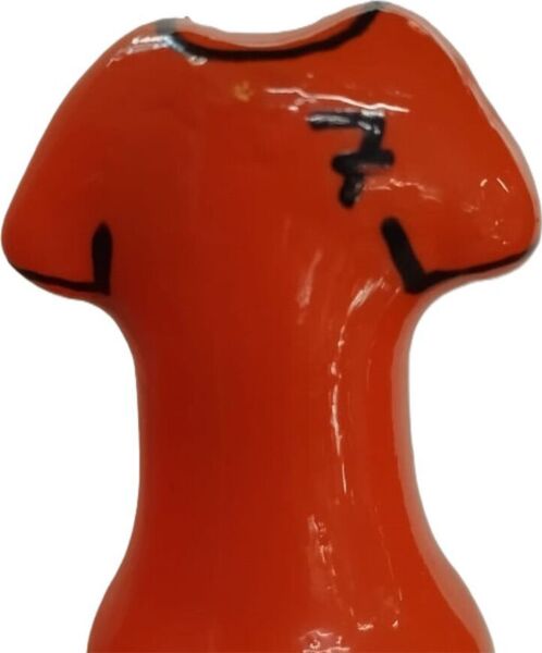 Αστείο προφυλακτικό Condomerie Orange Shirt, ζωγραφισμένο στο χέρι