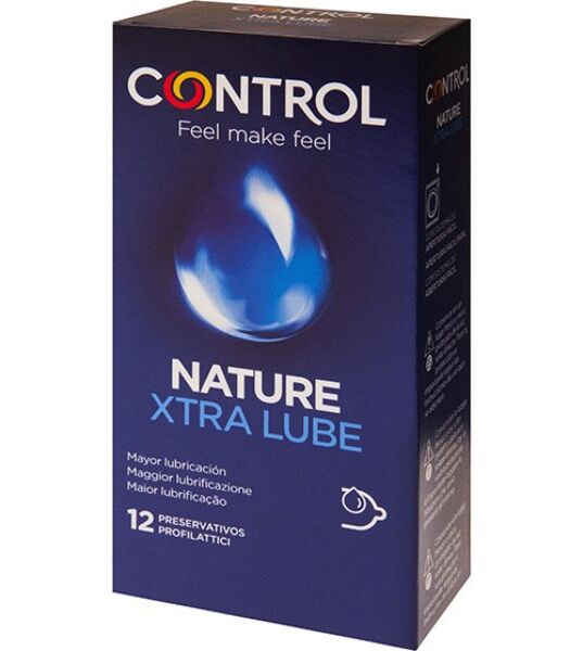 Συσκευασία προφυλακτικών Control Xtra Lube των 12 τεμαχίων