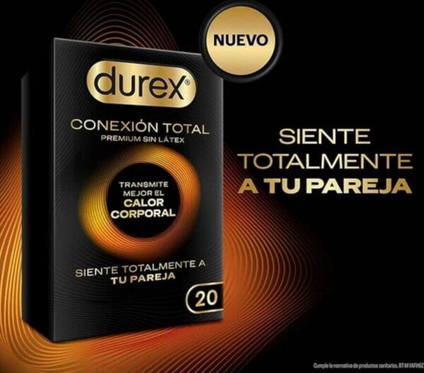 Κουτί με προφυλακτικά Durex Total Connection Regular Fit