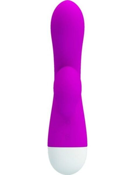 Δονητής rabbit Pretty Love BW-241025 από σιλικόνη, με στέλεχος για το σημείο G και βραχίονα για την κλειτορίδα