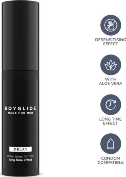 Σπρέι καθυστέρησης Boyglide Delay της IntimateLine, μπουκάλι 20 ml