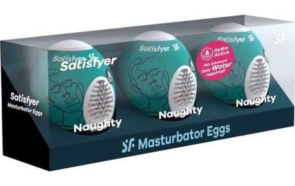 Σετ τριών αυνανιστηριών αυγών Satisfyer Masturbator Egg Set Naughty