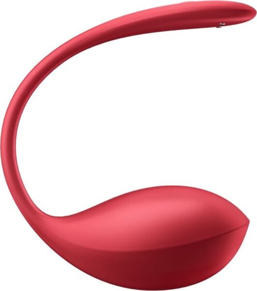 Κόκκινος δονητής Satisfyer Shiny Petal με εύκαμπτο σχεδιασμό