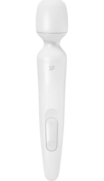 Δονητής wand Satisfyer Wand-erland με λαβή με χρυσές λεπτομέρειες