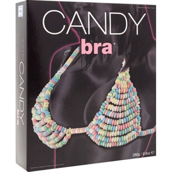 Βρώσιμο σουτιέν Candy Bra της Spencer & Fleetwood, φτιαγμένο από πολύχρωμες καραμέλες