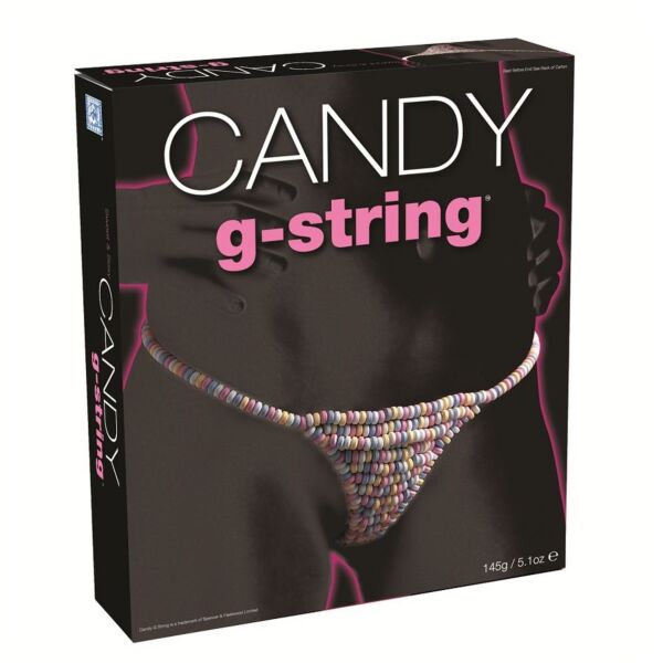 Βρώσιμο στρινγκ Spencer & Fleetwood Candy G-String, από πολύχρωμες χάντρες καραμέλας