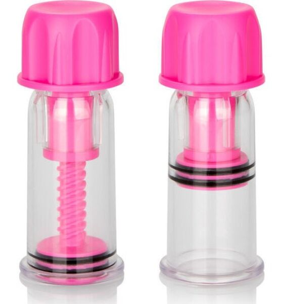 Βεντουζάκια θηλών CalExotics Vacuum Twist με ρύθμιση αναρρόφησης μέσω περιστροφής