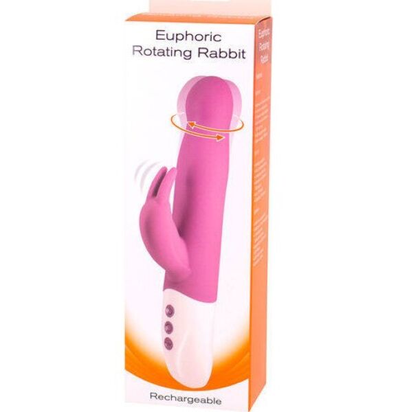 Δονητής rabbit Seven Creations Euphoric Bunny με εύκαμπτο βραχίονα για την κλειτορίδα