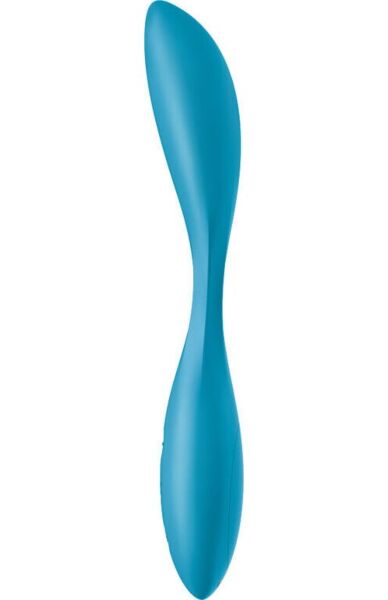 Δονητής σημείου G Satisfyer G-Spot Flex 1 σε μπλε χρώμα, με ευέλικτο άξονα