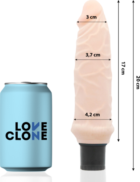 Ρεαλιστικός δονητής Loveclone Ivar με αυτόματη λίπανση