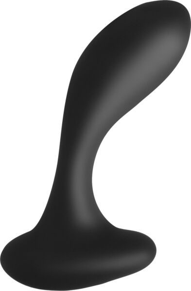 Συσκευή μασάζ προστάτη S Pleasures Eazy Black, μαύρη, με το τηλεχειριστήριό της